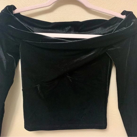 All Saints Delta Velvet Top - Picture 5 of 10